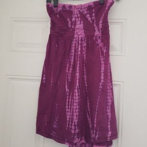 Roxy brand, tie died beach cover up dress